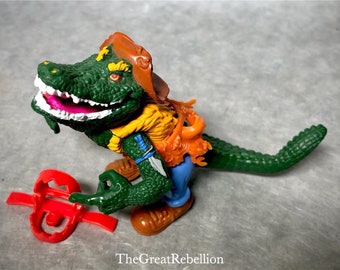 Teenage Mutant Ninja Turtles LEATHERHEAD action figure 1989 Playmates vintage TMNT