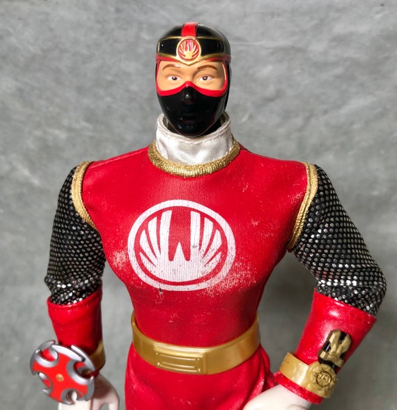 Power Rangers Ninja Storm 12 Talking Red Wind Ranger Figure Works