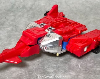 Superhuman Samurai Syber-Squad Deluxe Zenon Vitor Red Jet head chest part 1994 Playmates