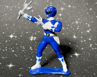 Mighty Morphin Power Rangers Collectible figure Blue Ranger PVC mini 1993 Bandai MMPR