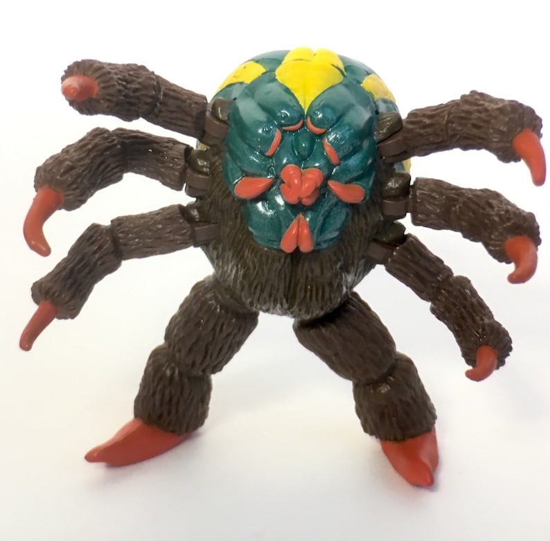 Vintage Mighty Morphin Power Rangers 5 Snatch Attack Spidertron evil space alien action figure Bandai