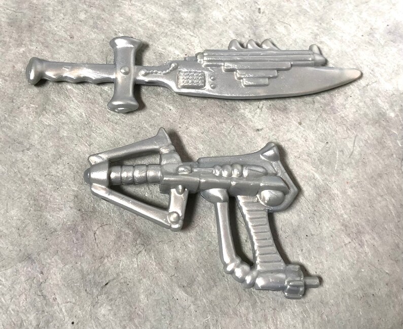 Teenage Mutant Ninja Turtles Space Cadet Raph sword laser weapons accessories Playmates TMNT image 2