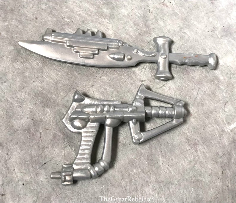 Teenage Mutant Ninja Turtles Space Cadet Raph sword laser weapons accessories Playmates TMNT image 1