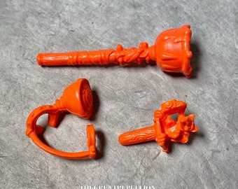 1991 Teenage Mutant Ninja Turtles Wacky Action Creepy Crawlin Splinter weapons TMNT parts