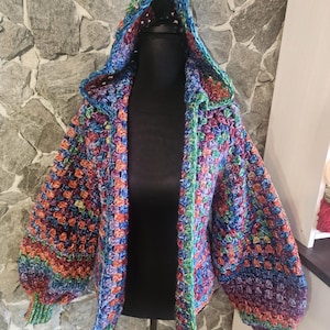 Crocheted Hexagon Sweater | MADE TO ORDER