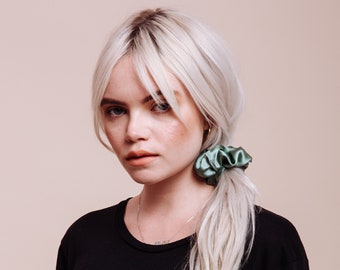 Silk Scrunchie - Sage Brush