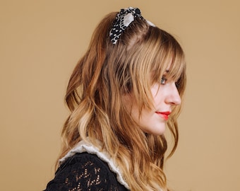 Silk Scrunchie Tie - Cupid