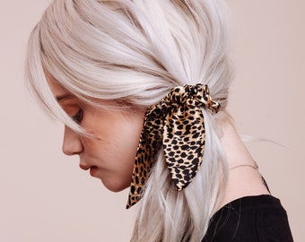 Silk Scrunchie Tie - Fox on the Run