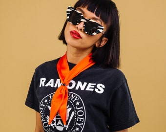 Silk Scarf Tie - Poppy