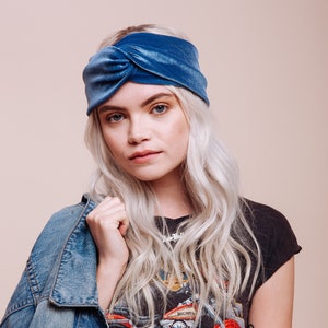 Turban en velours - The Mariska