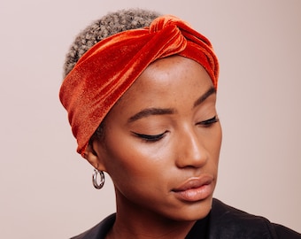 Velvet Turban - Sienna