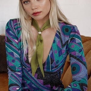 Silk Scarf Tie - Yucca