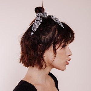 Silk Scrunchie Tie - Mon Cherie