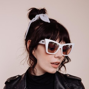 Shimmery Scrunchie Tie - Thunderstruck