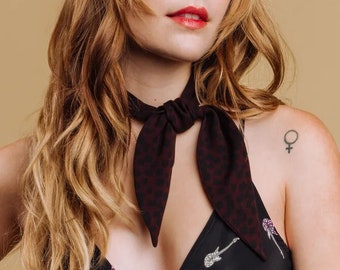 Silk Scarf Tie - Wicked Lady