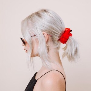 Silk Scrunchie - Susie Q Cherry