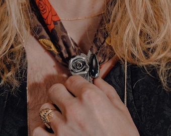 Rose Scarf Slide Talisman