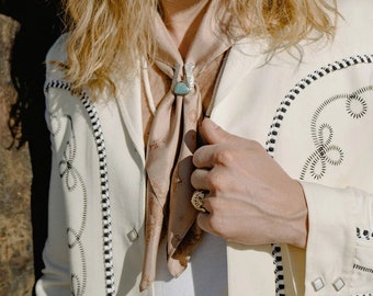 Silk Square Scarf - Runes