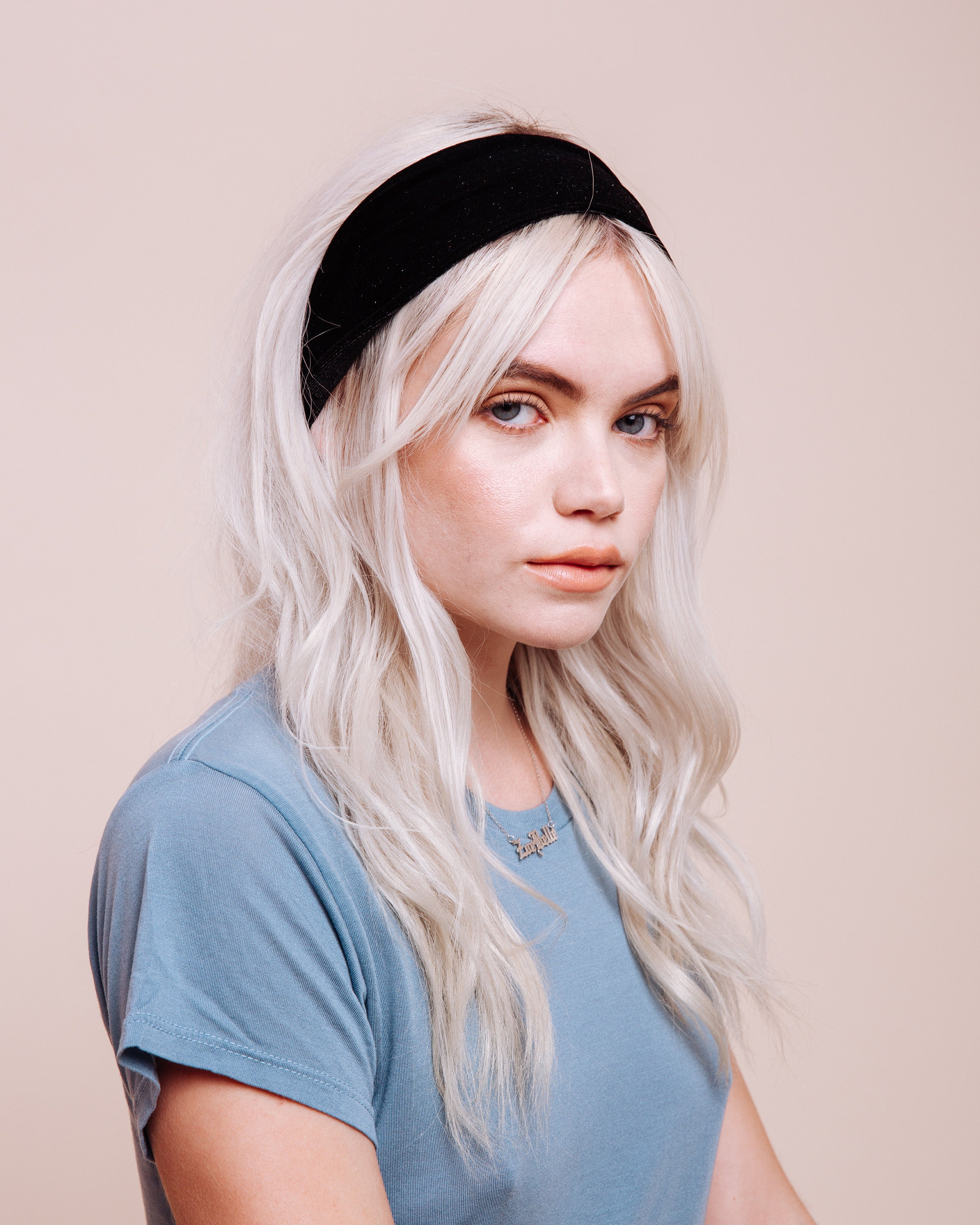 ブラックベルベットヘアバンド Black velvet headband - Etsy 日本