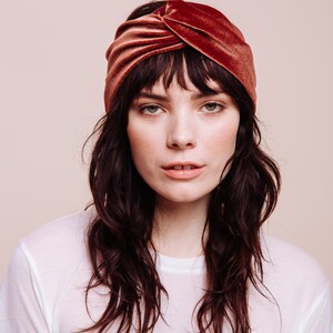 Velvet Turban The Brown image 3