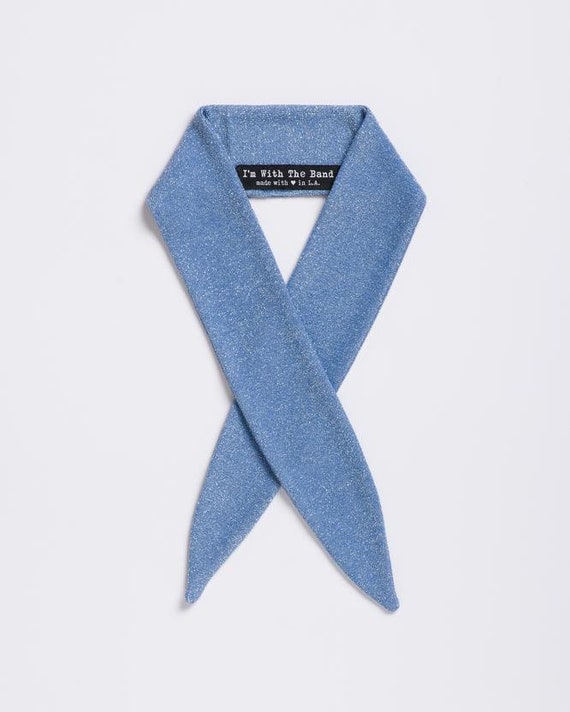 Shimmery Scarf Tie - Jean Genie - Etsy