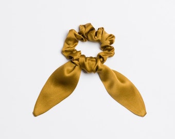 Silk Scrunchie Tie - Golden Canyon