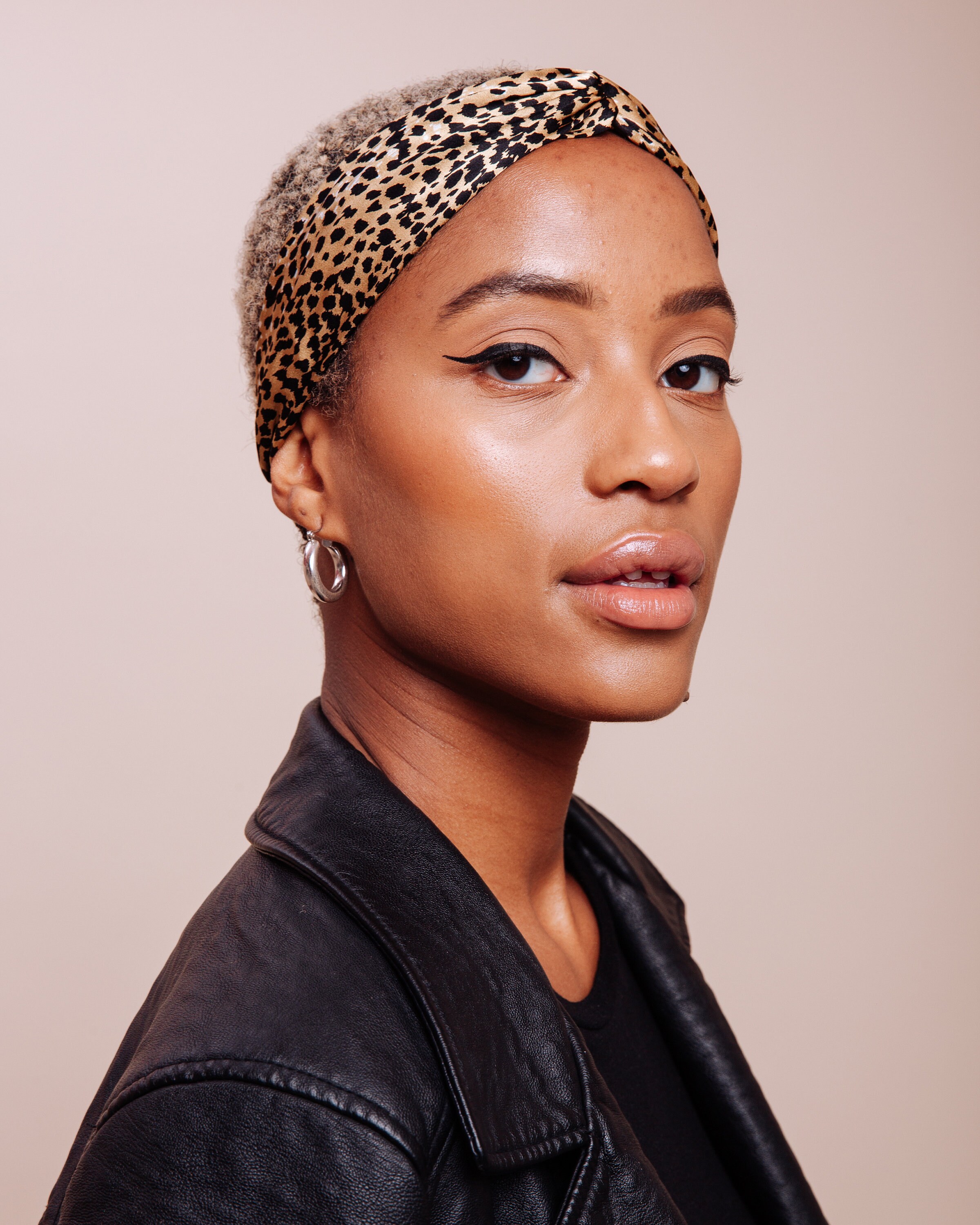 Fox Neck Raps Silk Headwrap - Fox on the Run - Etsy