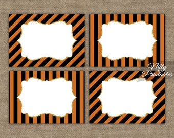 halloween food tag etsy
