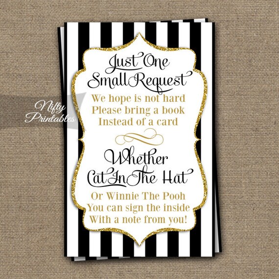 baby shower insert cards