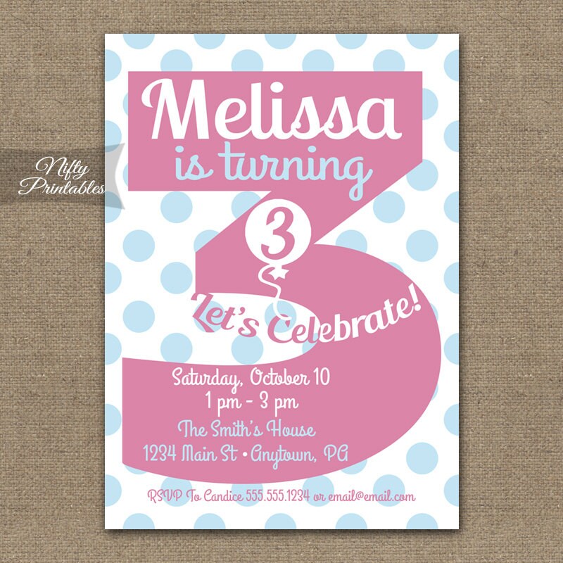 3Rd Birthday Invitation Wording 10