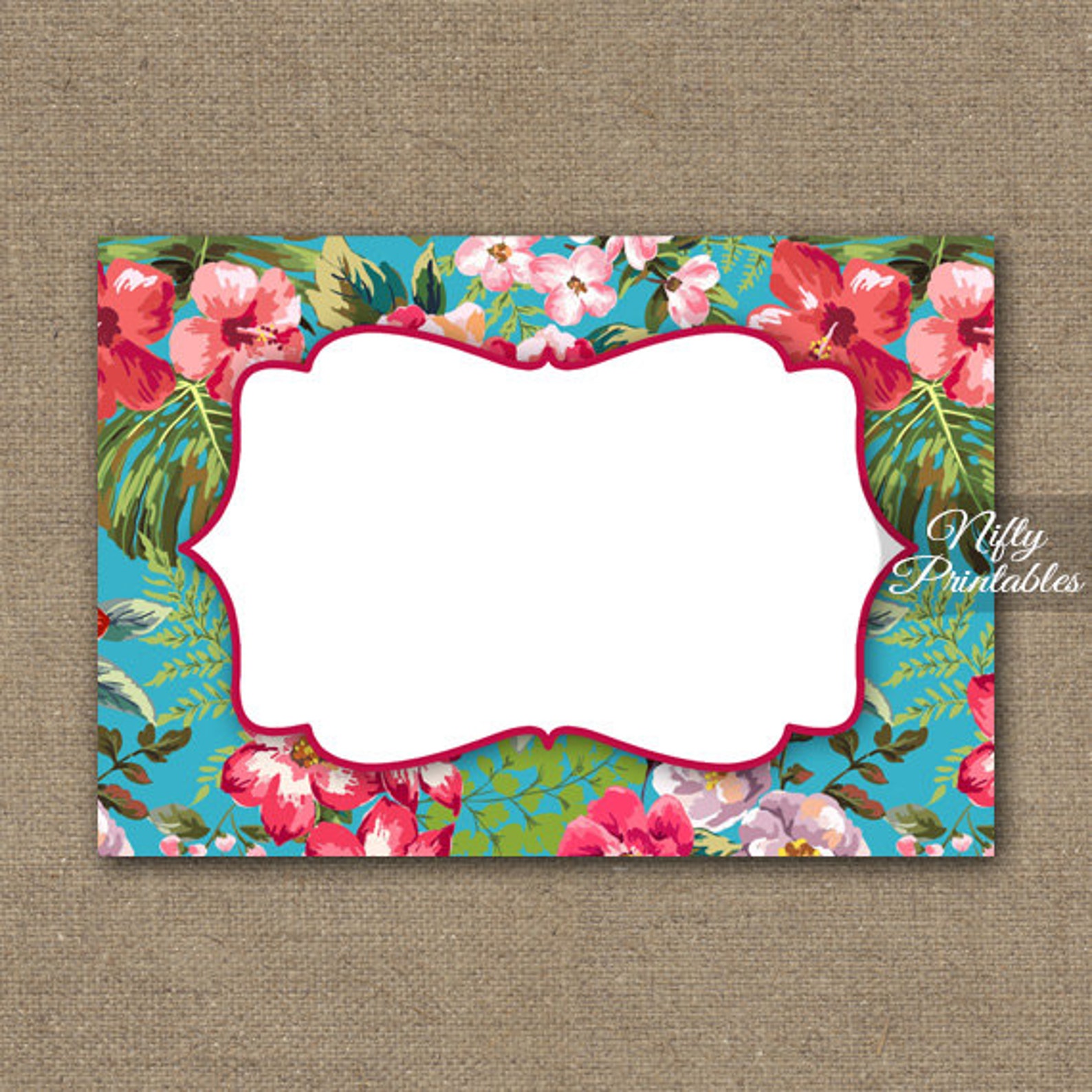 hawaiian-labels-blank-tropical-luau-food-labels-party-etsy