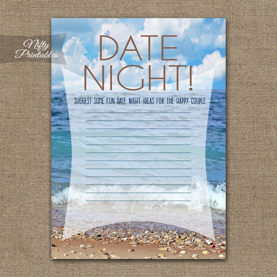 Date Night Ideas Ocean Bridal Shower Games Printable Shower Activity Beach Bridal Shower Games Ocean Themed Bridal Ocn