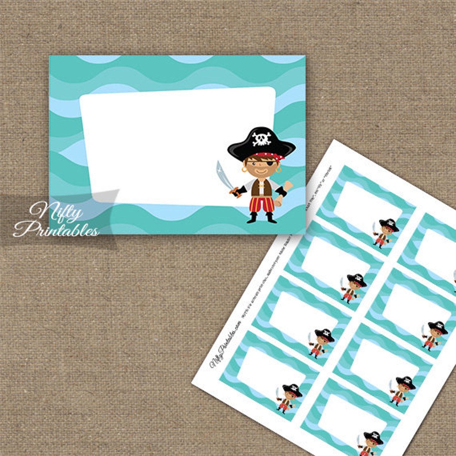 Pirate Labels Cute Pirate Food Labels Boys Birthday Party Etsy