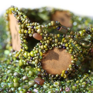 Beadweaving Pattern: La Duet Mixed Media Jewelry (PDF)