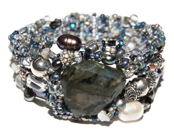 Wanderlust Bracelet Jewelry Pattern: Freeform Beadweaving (PDF)