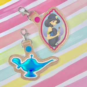 Lamp Applique Set Snap Tab Embroidery Digital File Instant Download key fob, machine embroidery design, in the hoop