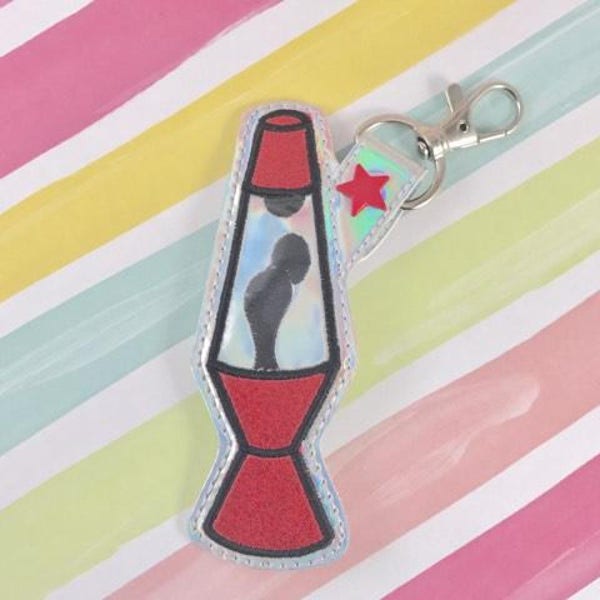 Lava Lamp Snap Tab Design, Digital Download for Machine Embroidery