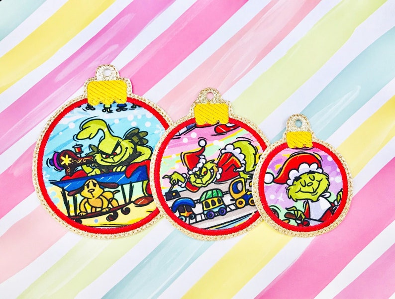 Applique Ornament 1 Embroidery Digital File Instant Download Etsy