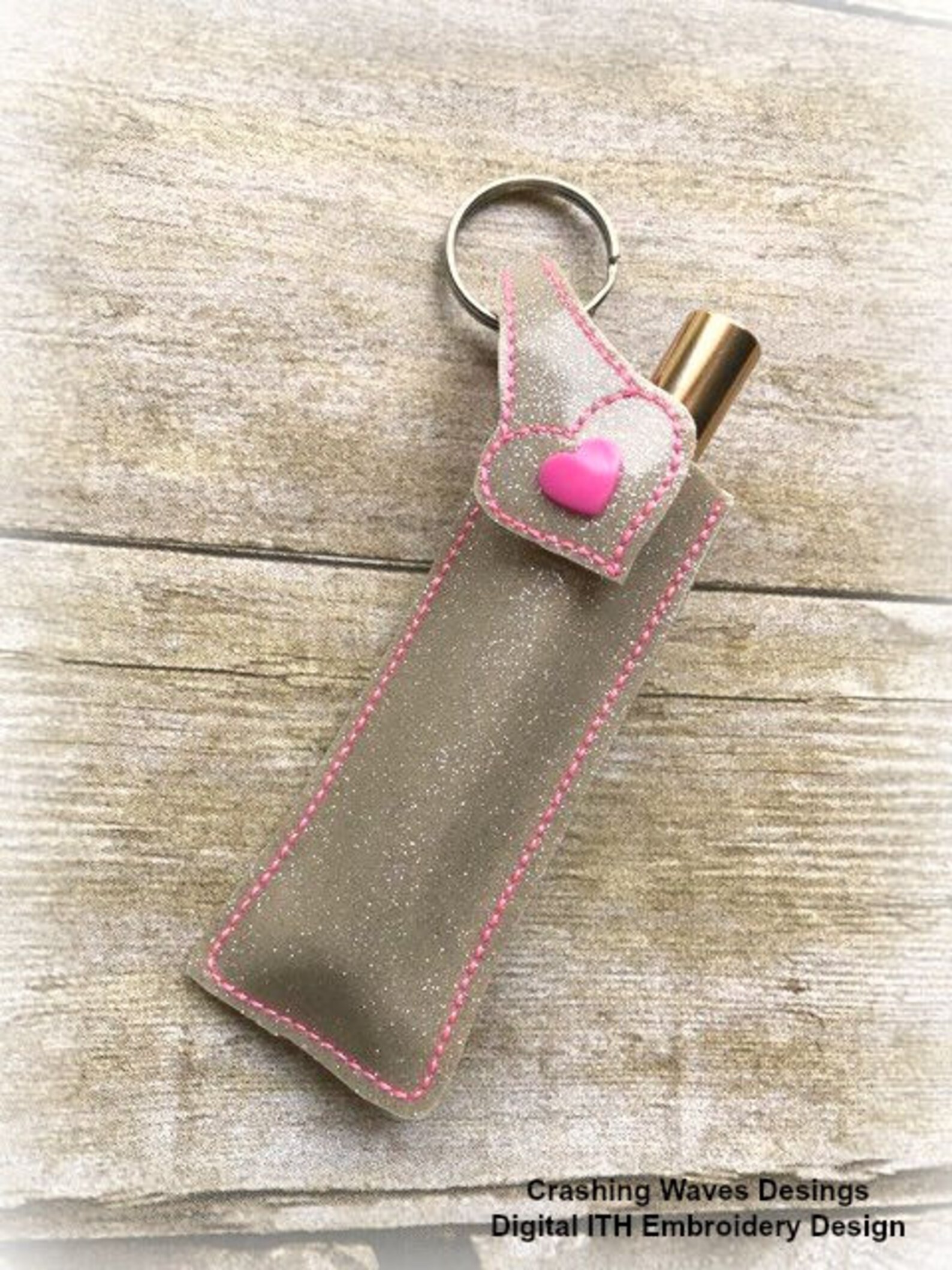 Tall Swivel Lipstick Holder Snap Tab Embroidery Digital File Etsy
