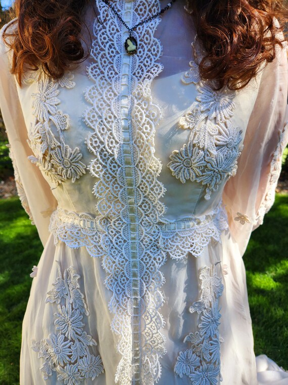 Gorgeous 1970s wedding dress...3 pieces...include… - image 6