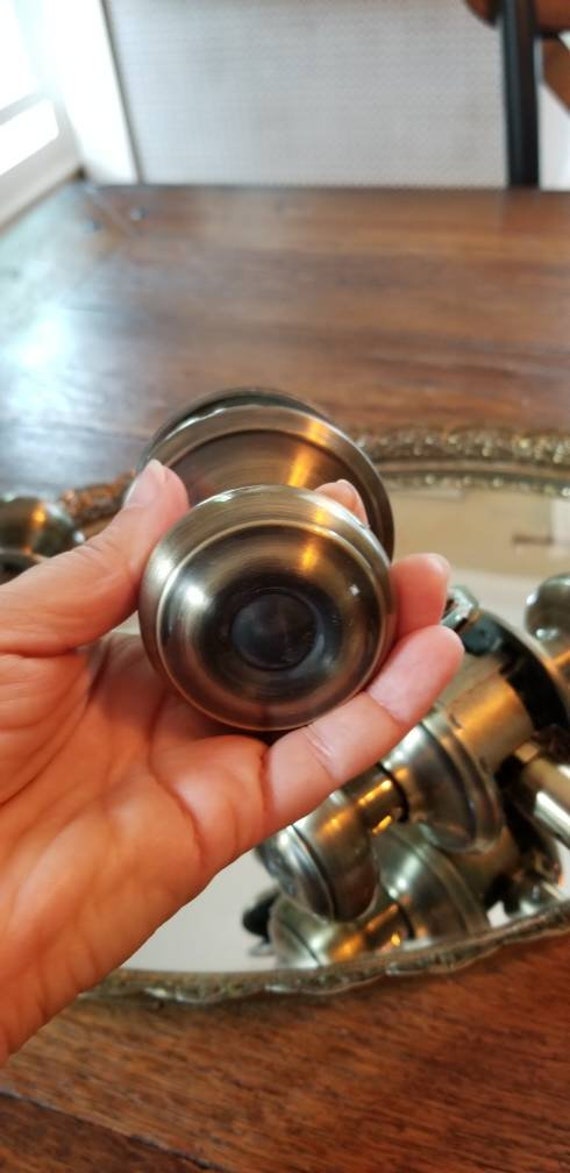 Vintage Schlage Interior Doorknobs Antique Brass Color Priced Separately 90s