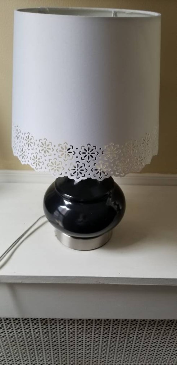 black ginger jar lamp