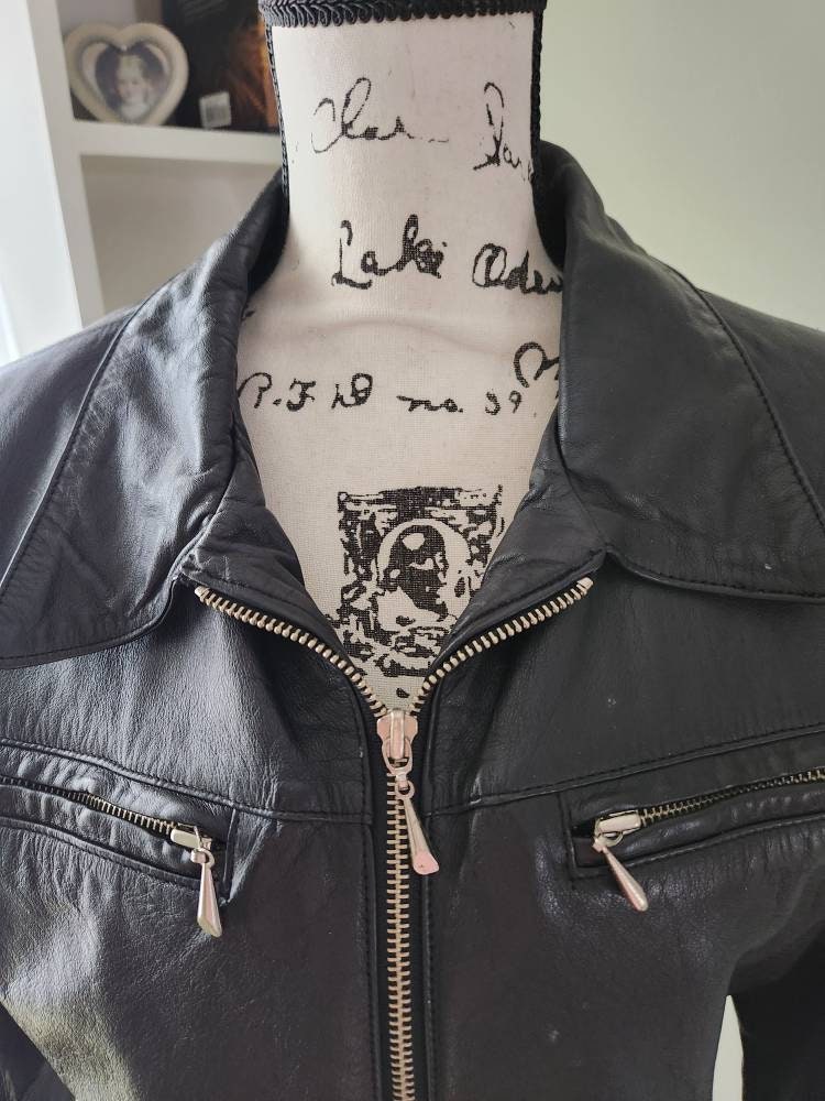 Hugo buscati leather sale jacket