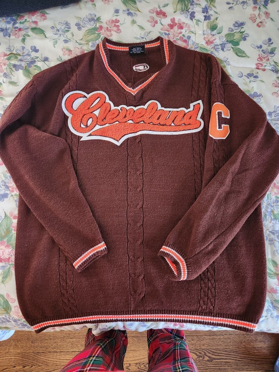 Cleveland Browns vintage sweater...pullover style.
