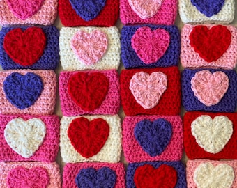 Valentines Heart- Coffee Cup Sleeves/Cozy