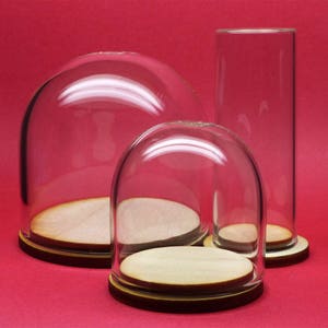 Glass Cloche Dome 39mm / 1.375in diameter