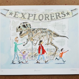 Impression giclée EXPLORERS par Matthew Cordell