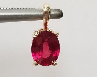 AAA Natural 6MM Crimson Garnet Round gem necklace 18 Fashion Necklaces & Pendants Jewelry & Watches