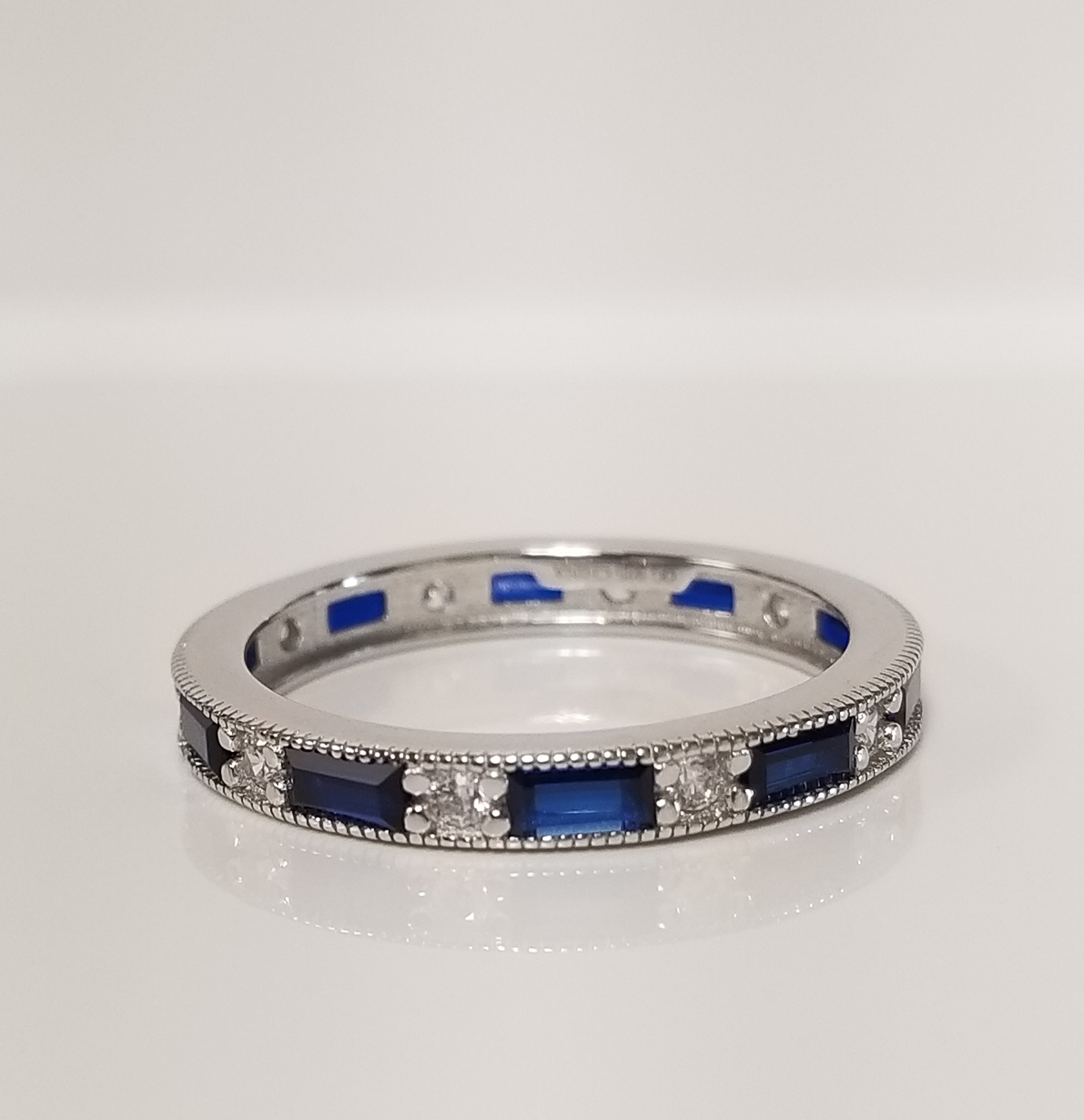 Set Stack 3 Rings Size 6 8 or 9 Estate Sterling Silver 925