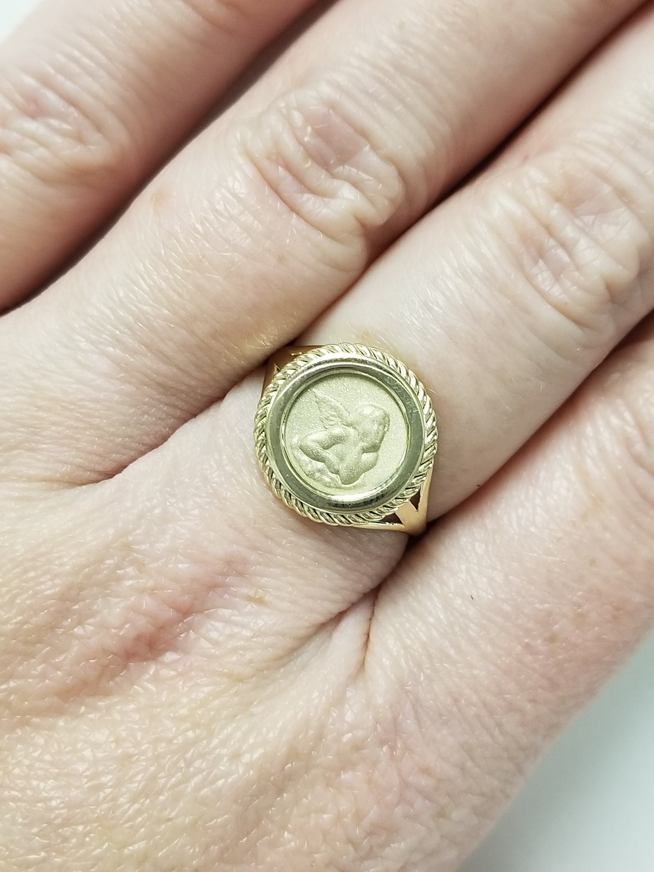 【Rusty thought】Angel Coin Ring Angel Coin Ring | Rusty Thought